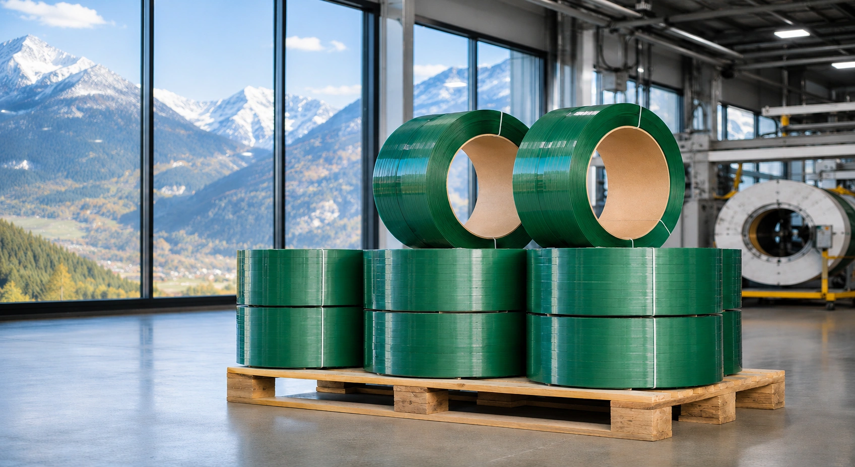 PET Strapping Band Exporter Austria — Greenstrix Industrial Packaging